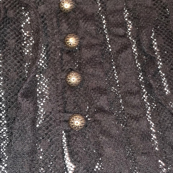 Free People Black Polka Dot Sheer Blouse - Picture 6 of 7